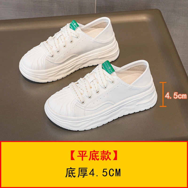 Womens White Two Way Wear Platform Sneakers Shell Toe Design Slip On Casual Shoes Lightweight Non Slip Thick Sole For Daily
Womens White Two Way Wear Platform Sneakers Shell Toe Design Slip On Casual Shoes Lightweight Non Slip Thick Sole For Daily