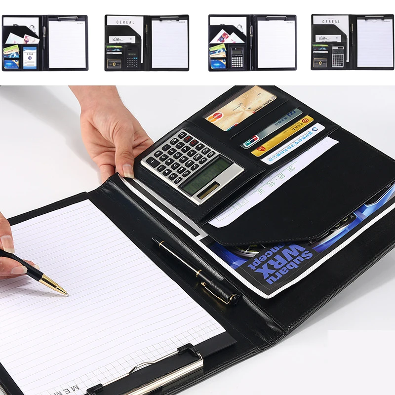 Business Executive Leather Portfolio Folder for A4 Document Folder Organizer for Paper Meeting Clipboard Files Holder for Office
Business Executive Leather Portfolio Folder for A4 Document Folder Organizer for Paper Meeting Clipboard Files Holder for Office