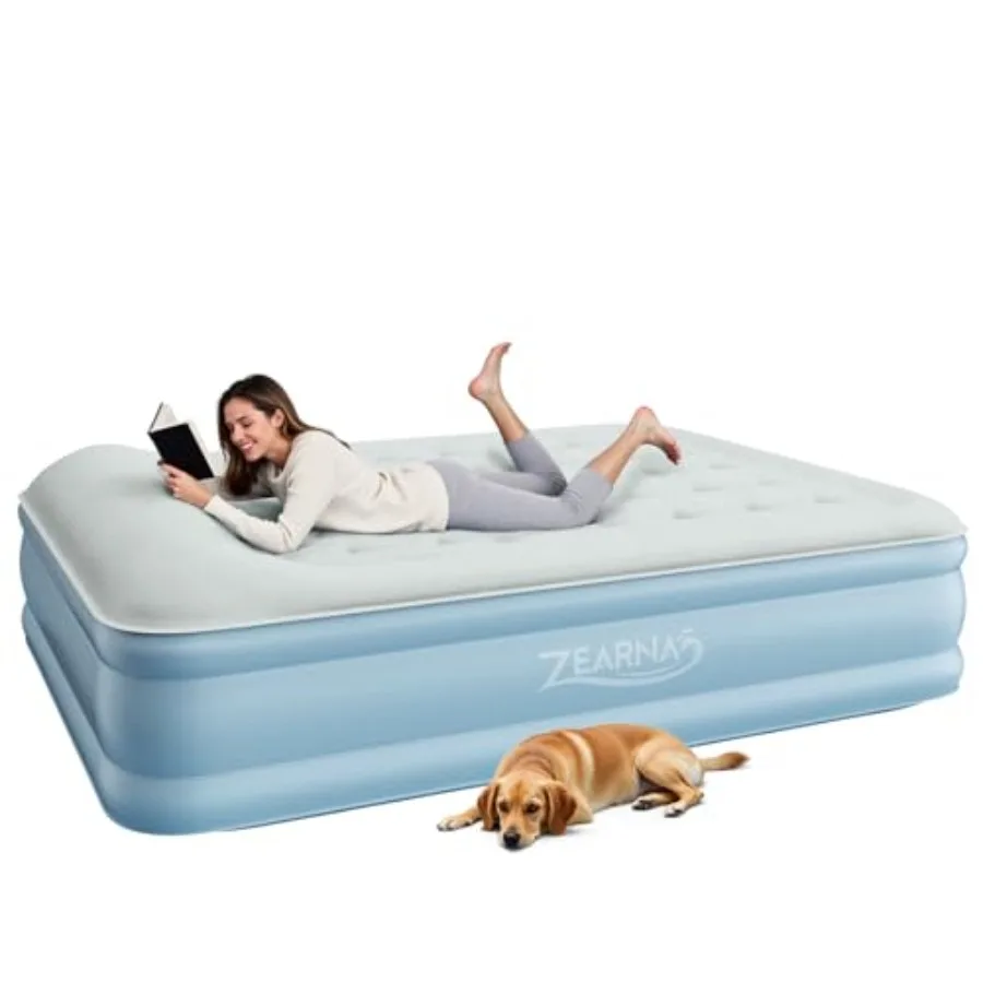 Air Mattress Queen with Built in Pump Blow Up Mattress 18 Raised Comfort Upgraded Surface Portable Air Bed with Pillow Inflatab
Air Mattress Queen with Built in Pump Blow Up Mattress 18 Raised Comfort Upgraded Surface Portable Air Bed with Pillow Inflatab