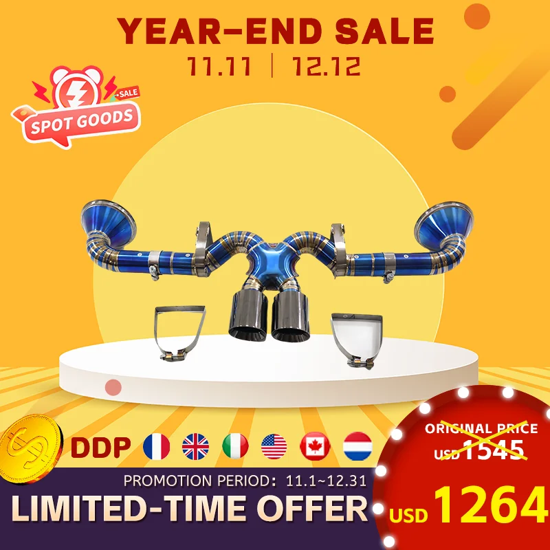 11,11 Высокое качество Catback для Porsche 911 992 GT3 Ti насадки на выхлопную систему неразрушающая установка гоночная труба HMD
11,11 Высокое качество Catback для Porsche 911 992 GT3 Ti насадки на выхлопную систему неразрушающая установка гоночная труба HMD