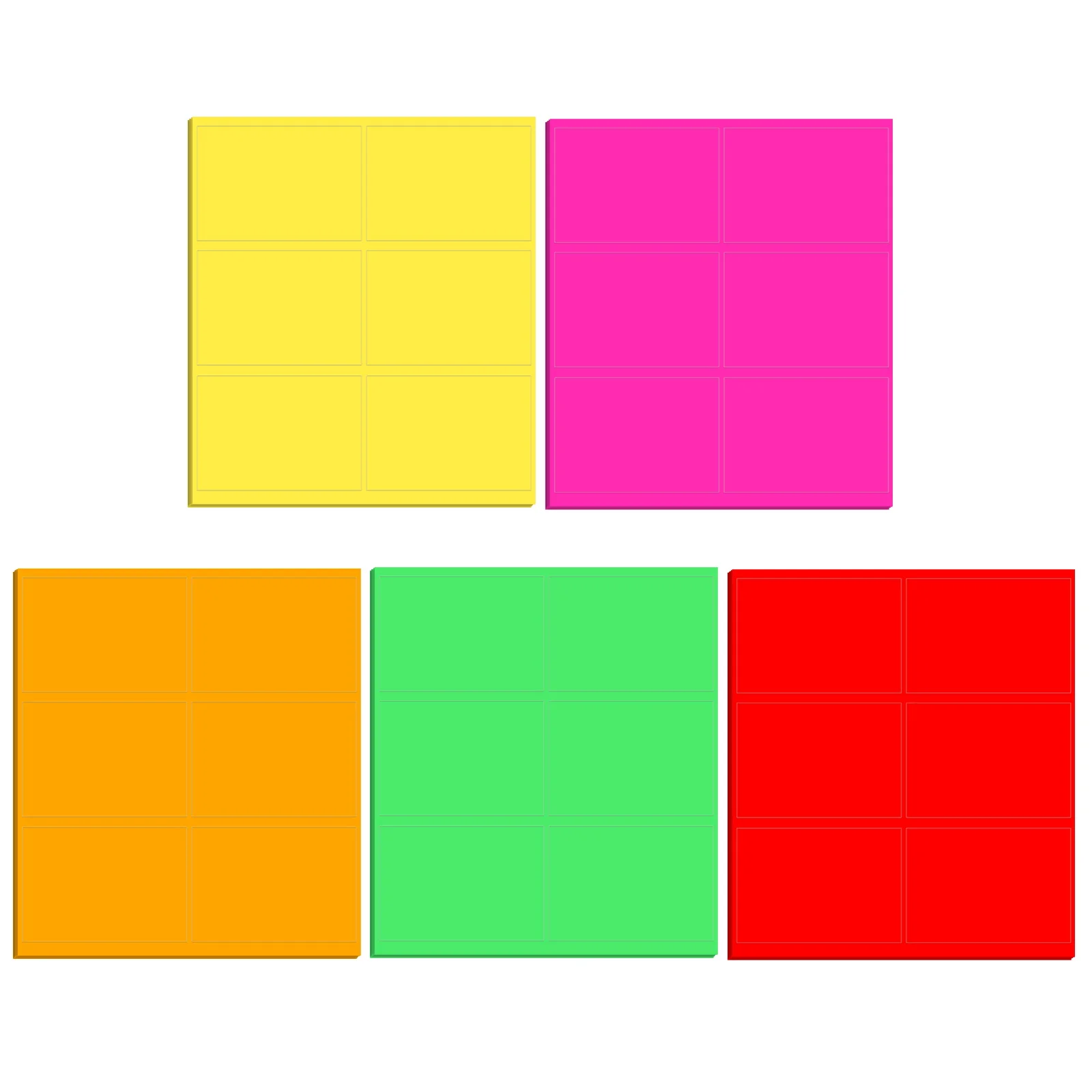 150/750Pcs Printing Color Coding Labels Rectangular Colored Label Sticker Moving Stickers Tags for Inkjet Laser Printer Pack Box
150/750Pcs Printing Color Coding Labels Rectangular Colored Label Sticker Moving Stickers Tags for Inkjet Laser Printer Pack Box