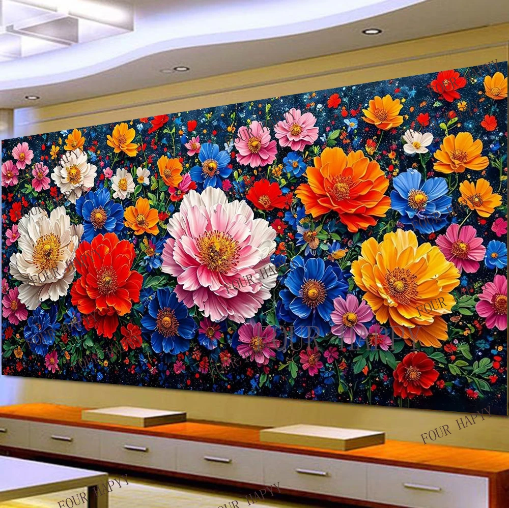 5D DIY Large Diamond Painting Cross, Colorful Flowers Landscape, Wall Art, Full Round Drill, Embroidery Home Decor
5D DIY Large Diamond Painting Cross, Colorful Flowers Landscape, Wall Art, Full Round Drill, Embroidery Home Decor
