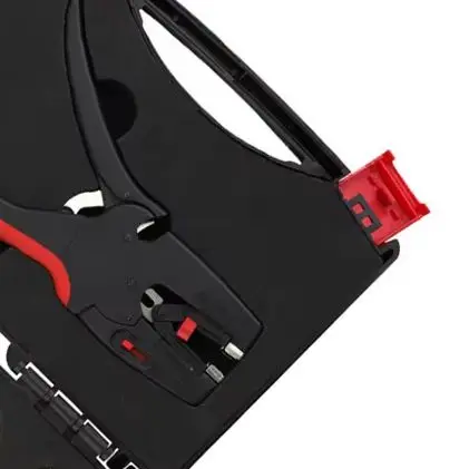 Cable Crimper Crimping Tool Set For Professional Use Robust Carrying Case Two-in-one Stripper Crimper For Wire Ferrules
Cable Crimper Crimping Tool Set For Professional Use Robust Carrying Case Two-in-one Stripper Crimper For Wire Ferrules