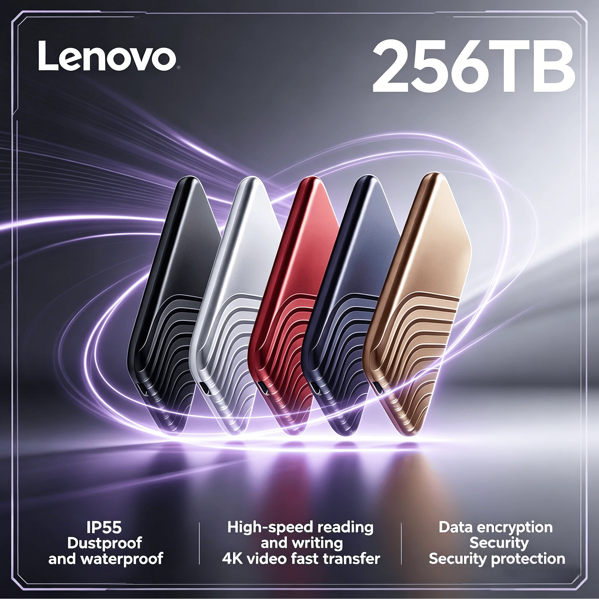 Внешний SSD-накопитель Lenovo 2 ТБ, 4 ТБ, 8 ТБ, 16 ТБ, Type-C USB 3.1, быстрая передача данных для ноутбуков, ПК, Mac, телефонов, резервное копирование
Внешний SSD-накопитель Lenovo 2 ТБ, 4 ТБ, 8 ТБ, 16 ТБ, Type-C USB 3.1, быстрая передача данных для ноутбуков, ПК, Mac, телефонов, резервное копирование