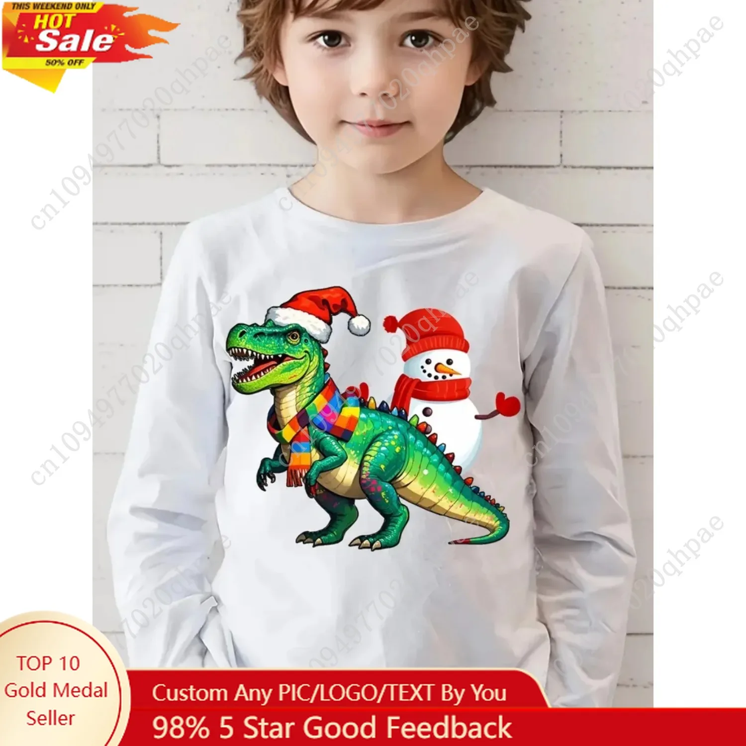Children's Clothing Funny Santa Riding a Dinosaur 3D Print T-Shirts Merry Christmas Boy Long Sleeves Outdoor Sports Cartoon Tops
Children's Clothing Funny Santa Riding a Dinosaur 3D Print T-Shirts Merry Christmas Boy Long Sleeves Outdoor Sports Cartoon Tops