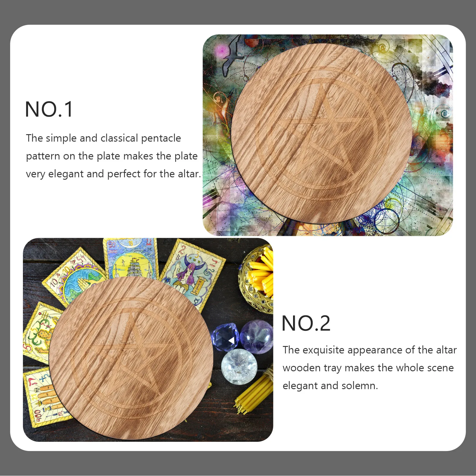 Wooden Pentagram Ornaments Sacrificial Plate Worship Adornment Altar Tray Decorative Wooden Bowl Home Accessory Smooth Clean
Wooden Pentagram Ornaments Sacrificial Plate Worship Adornment Altar Tray Decorative Wooden Bowl Home Accessory Smooth Clean