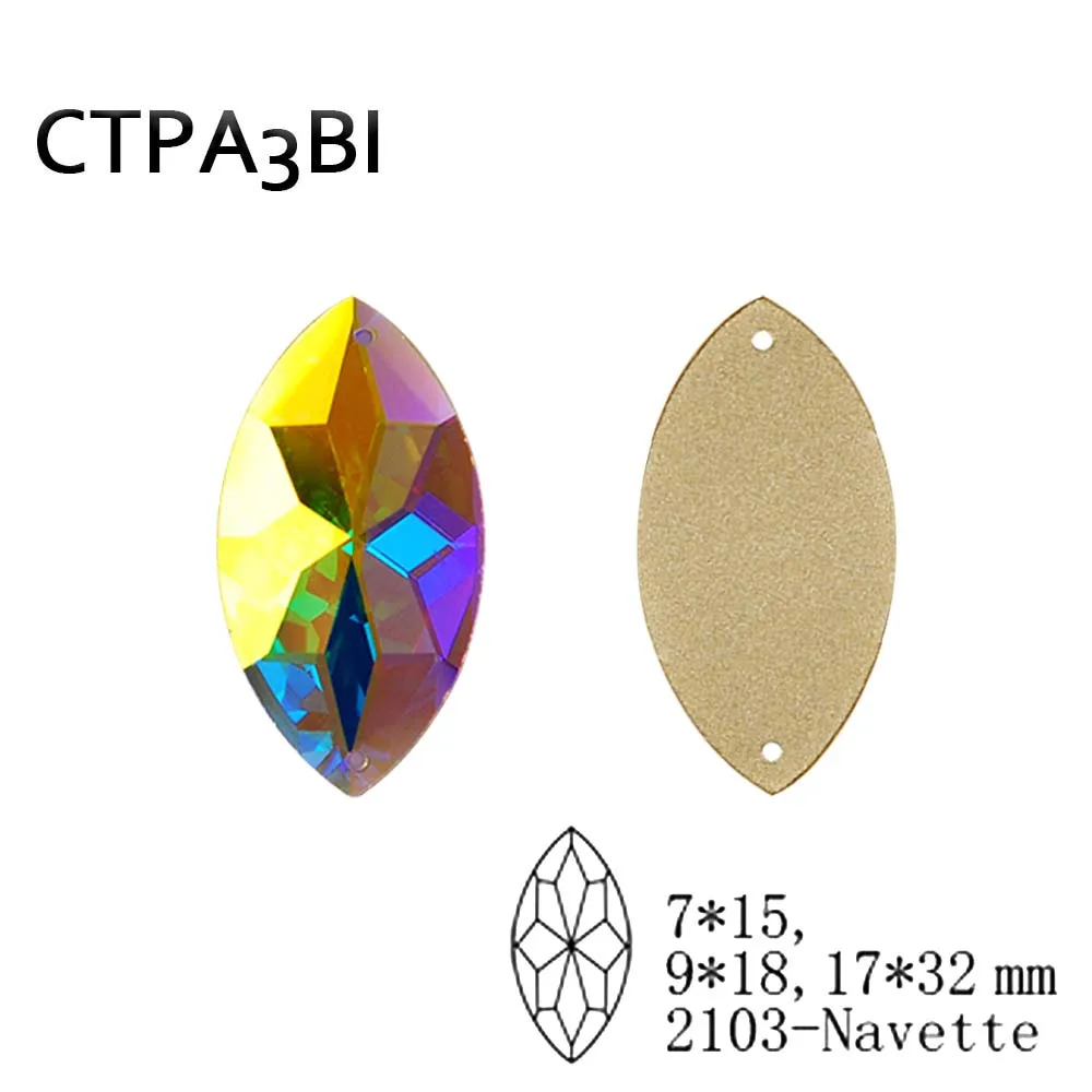 HISwaro Glass Navette Flat Crystal AB Sewing Stones Flatback Sew on Rhinestones For Clothes Bags Craft Jewelry
HISwaro Glass Navette Flat Crystal AB Sewing Stones Flatback Sew on Rhinestones For Clothes Bags Craft Jewelry