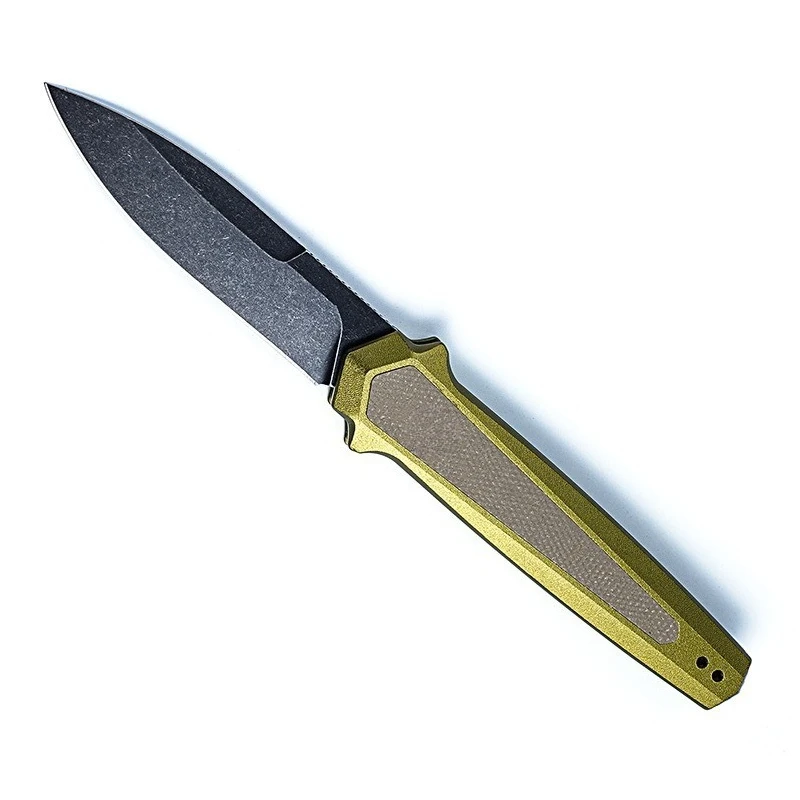 High-quality 7950 Folding Knife Aluminum Alloy Handle D2 Steel Portable Practical Fruit Knife for Camping Outdoor EDC Tools
High-quality 7950 Folding Knife Aluminum Alloy Handle D2 Steel Portable Practical Fruit Knife for Camping Outdoor EDC Tools