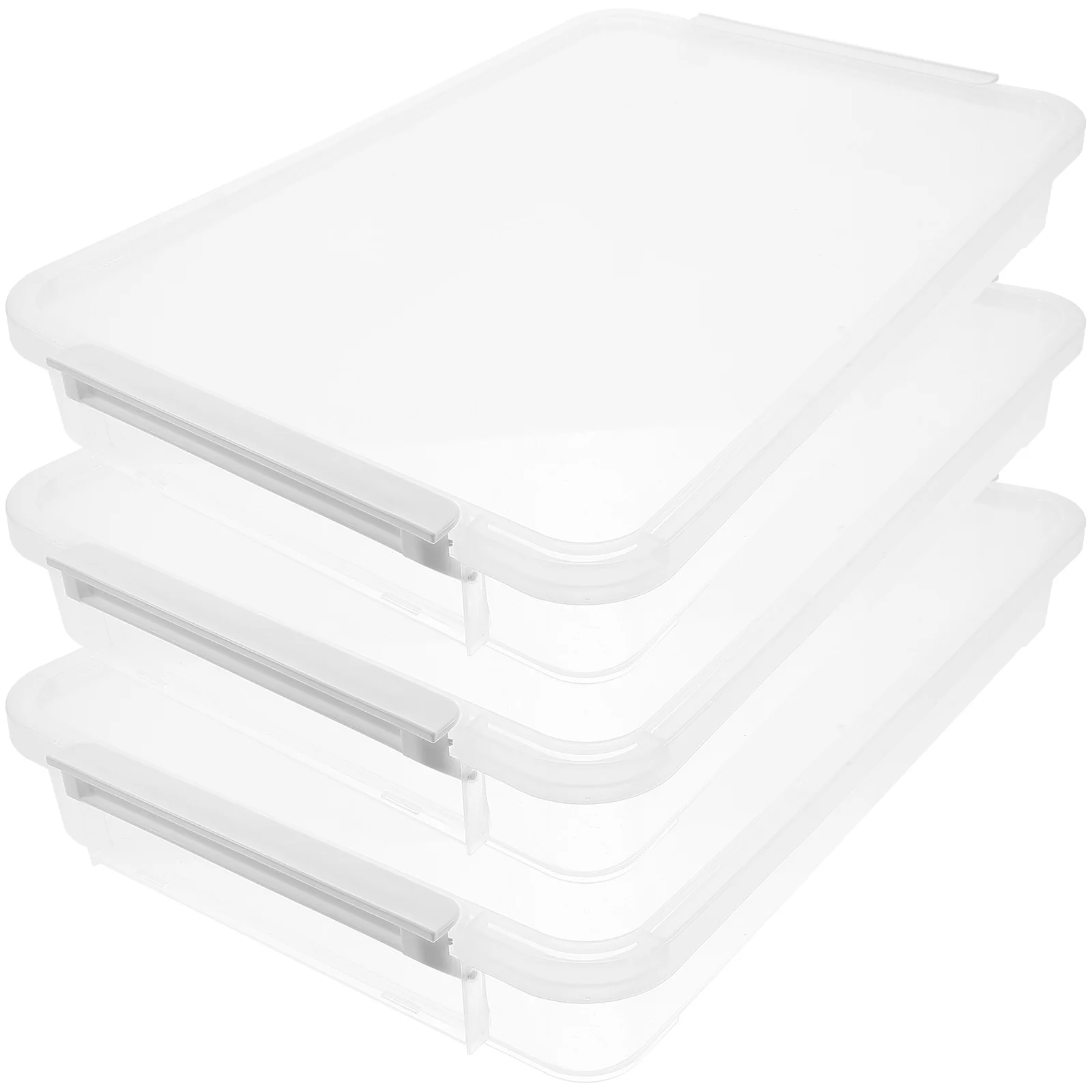 3pcs Clear File Box Plastic Storage Box With Lid Document Organizer Stackable Design Office Home Use Craft Files Storage
3pcs Clear File Box Plastic Storage Box With Lid Document Organizer Stackable Design Office Home Use Craft Files Storage