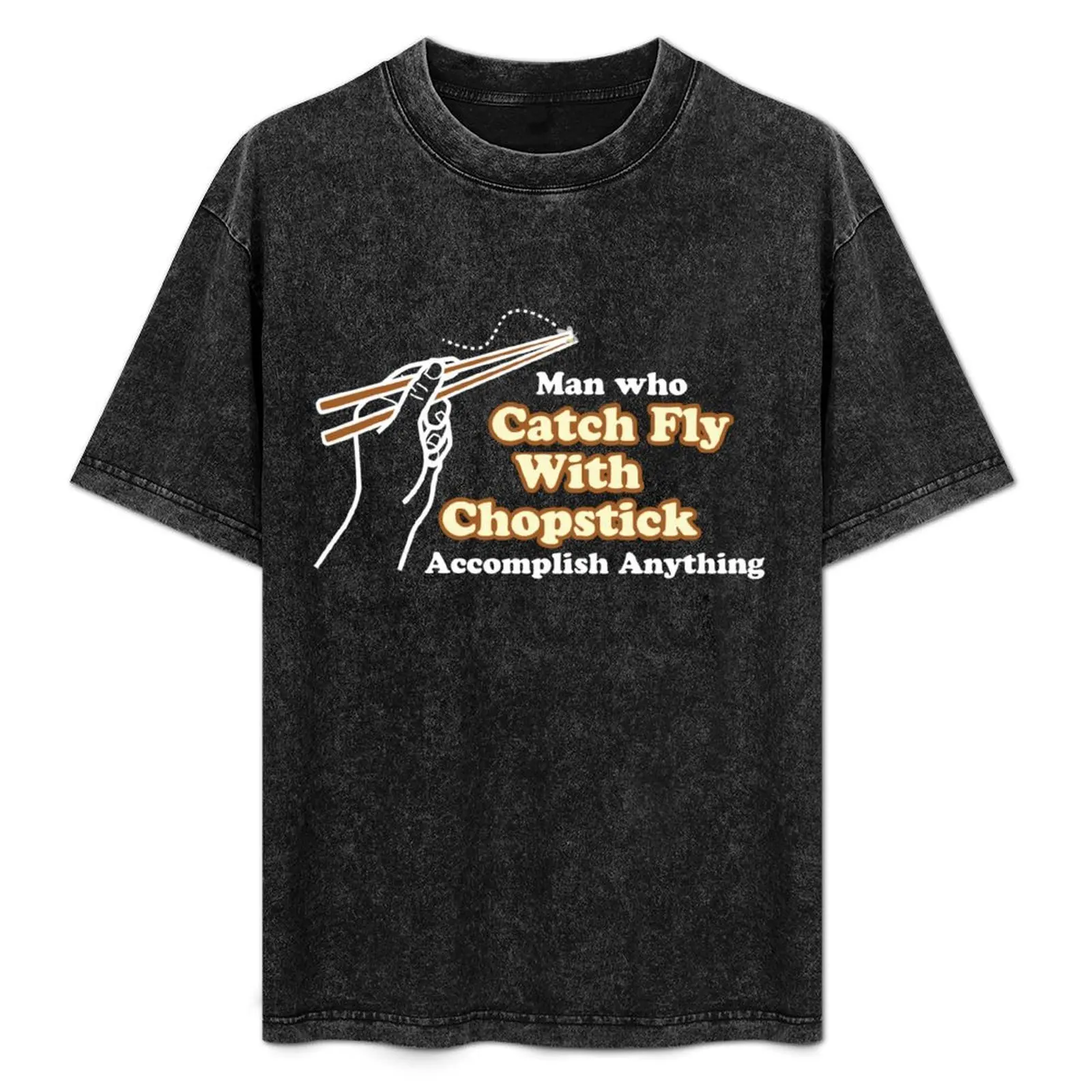Catch Fly With Chopstick T-Shirt Retro Style Print Casual Top
Catch Fly With Chopstick T-Shirt Retro Style Print Casual Top