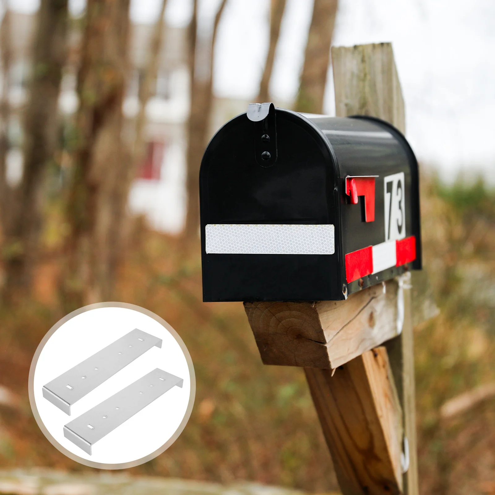 2Pcs Mounting Bracket for Mailbox Metal Floor Width Support Heavy Duty Secure Fit All Size Boxes Modern Minimalist Style
2Pcs Mounting Bracket for Mailbox Metal Floor Width Support Heavy Duty Secure Fit All Size Boxes Modern Minimalist Style