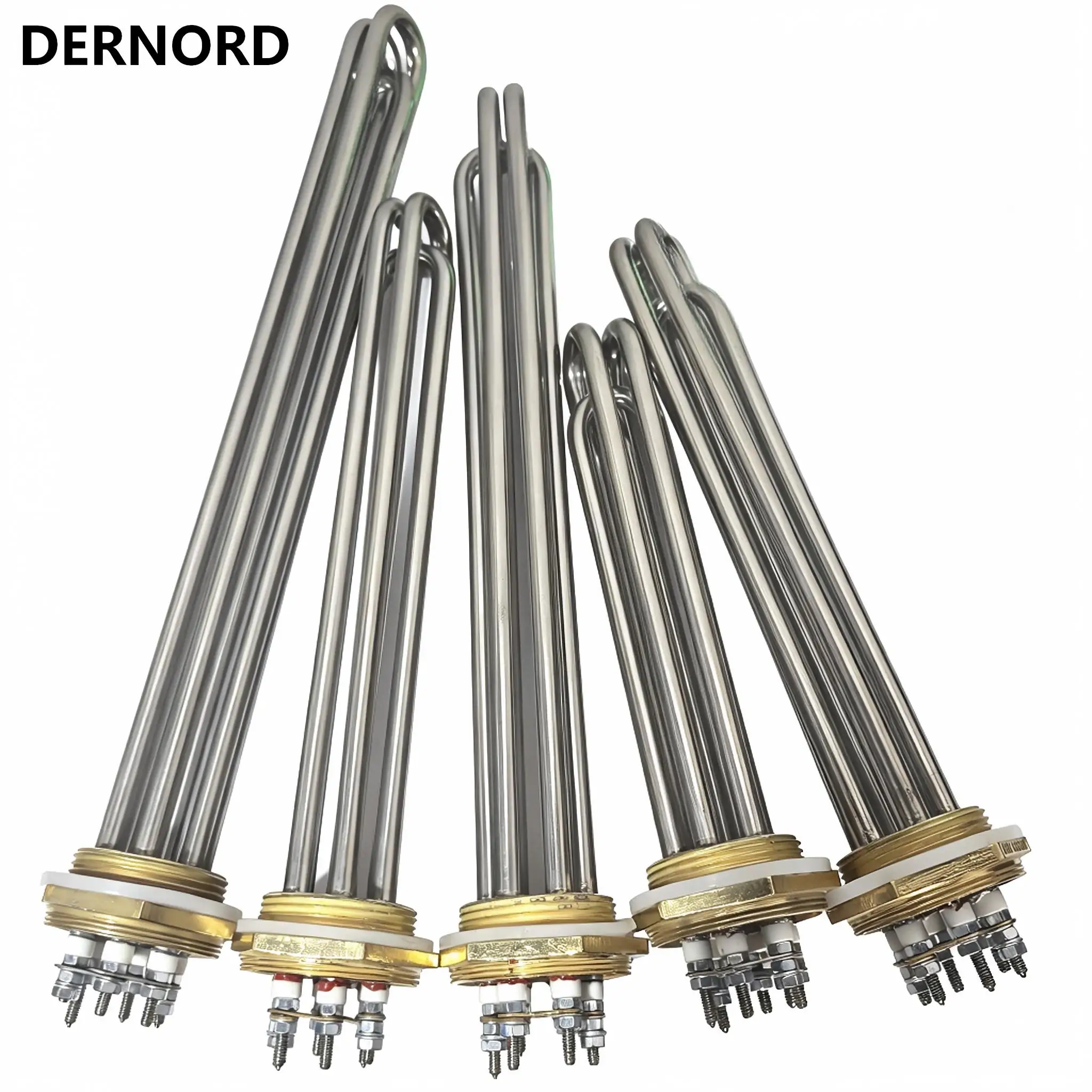 DERNORD 220V Electric Water Heater DN32 DN40 Immersion Tubular Heating Element for Boiler/Brewing SUS304 3KW 4.5KW 6KW 9KW 12KW
DERNORD 220V Electric Water Heater DN32 DN40 Immersion Tubular Heating Element for Boiler/Brewing SUS304 3KW 4.5KW 6KW 9KW 12KW