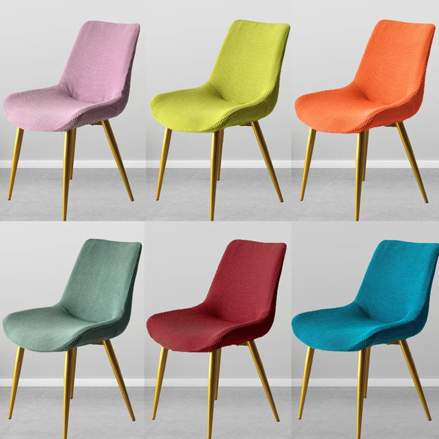 Elastic General Household Solid Special-shaped Curved Backrest Dining Chair Cover, Semi-circular Concave Chair Cover for Stool
Elastic General Household Solid Special-shaped Curved Backrest Dining Chair Cover, Semi-circular Concave Chair Cover for Stool