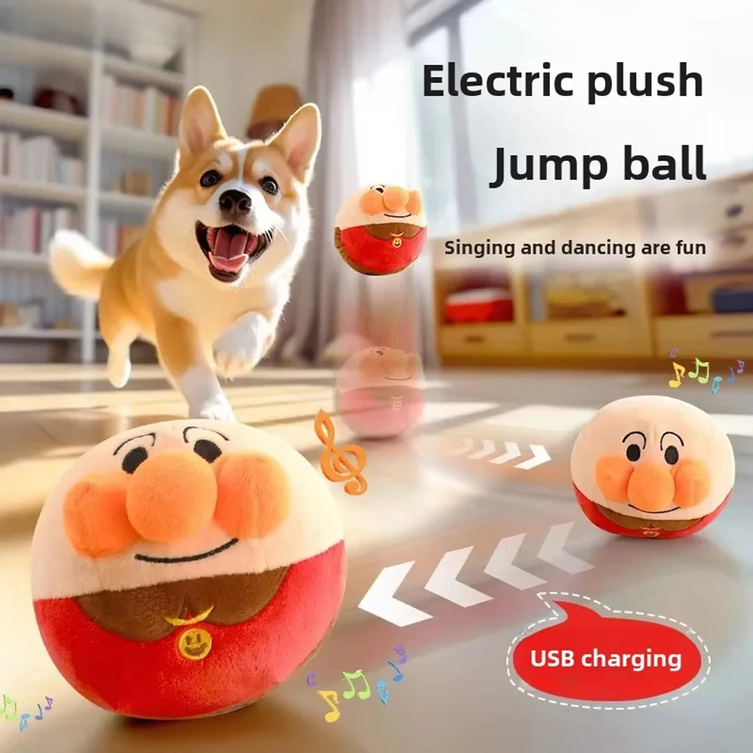 New Dog Toys Interactive Puzzle Dog Ball Electric Plush Jumping Ball Puppy Toys Clown Cartoon Dog Training Toy Pet Product
New Dog Toys Interactive Puzzle Dog Ball Electric Plush Jumping Ball Puppy Toys Clown Cartoon Dog Training Toy Pet Product