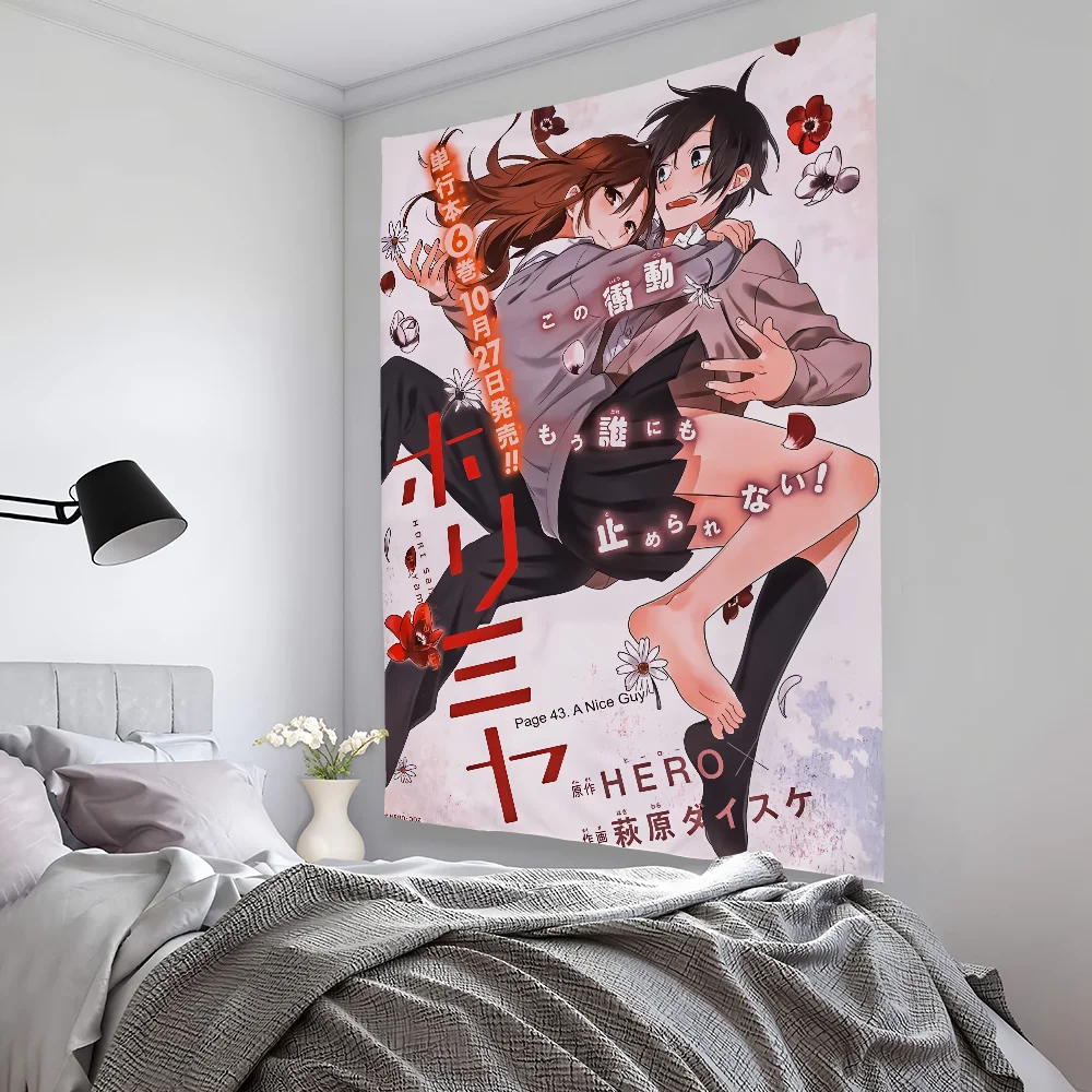 H-Horimiya Japanese Anime Tapestry Bedroom Living Bar Garden Outdoor Microfiber Festival Decoration Background Art Banner
H-Horimiya Japanese Anime Tapestry Bedroom Living Bar Garden Outdoor Microfiber Festival Decoration Background Art Banner