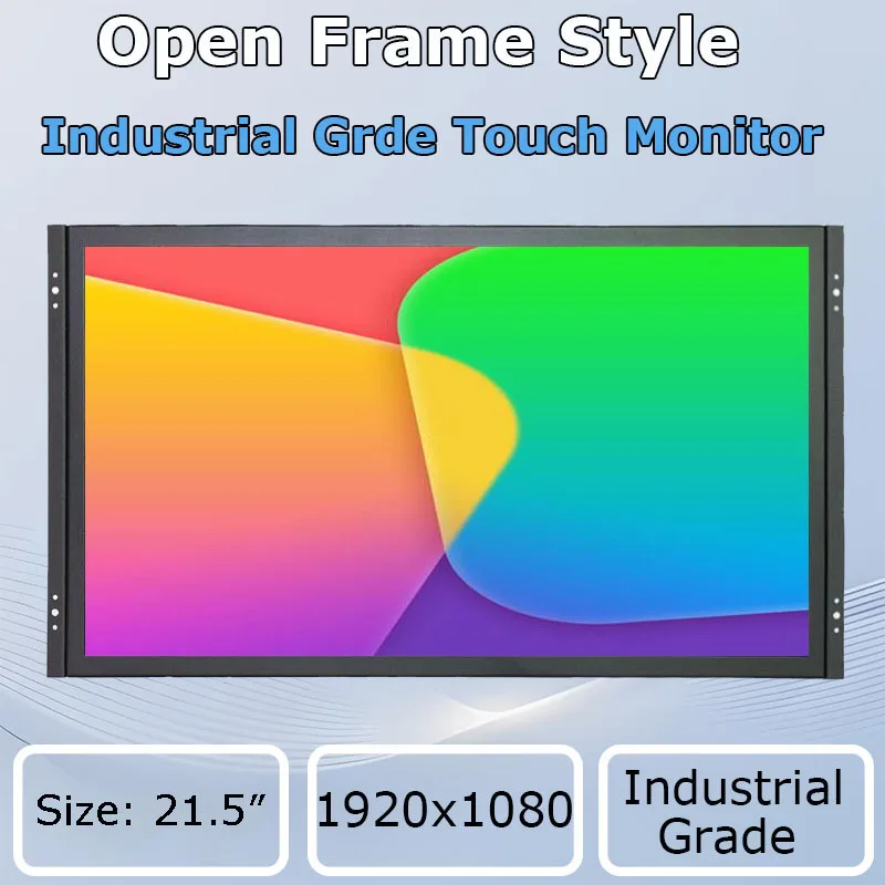 21.5 Inch 1920x1080 LED Monitor with 10-Point Capacitive Industrial Resistive Touch Screen Wall-Mountable for Industrial Use
21.5 Inch 1920x1080 LED Monitor with 10-Point Capacitive Industrial Resistive Touch Screen Wall-Mountable for Industrial Use