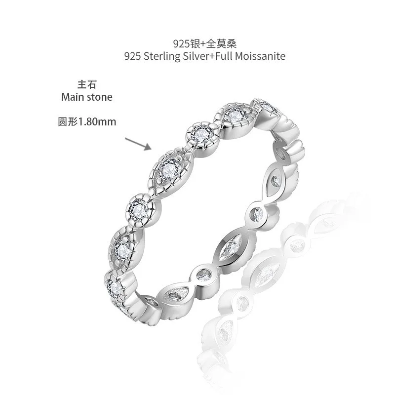 ZFSILVER Серебро s925 Модный Модный Классический Дизайн Муассанит Роскошный Ряд Круглый Глаз Кольцо Для Подвесок Женщин Свадебные Украшения R3-0674
ZFSILVER Серебро s925 Модный Модный Классический Дизайн Муассанит Роскошный Ряд Круглый Глаз Кольцо Для Подвесок Женщин Свадебные Украшения R3-0674