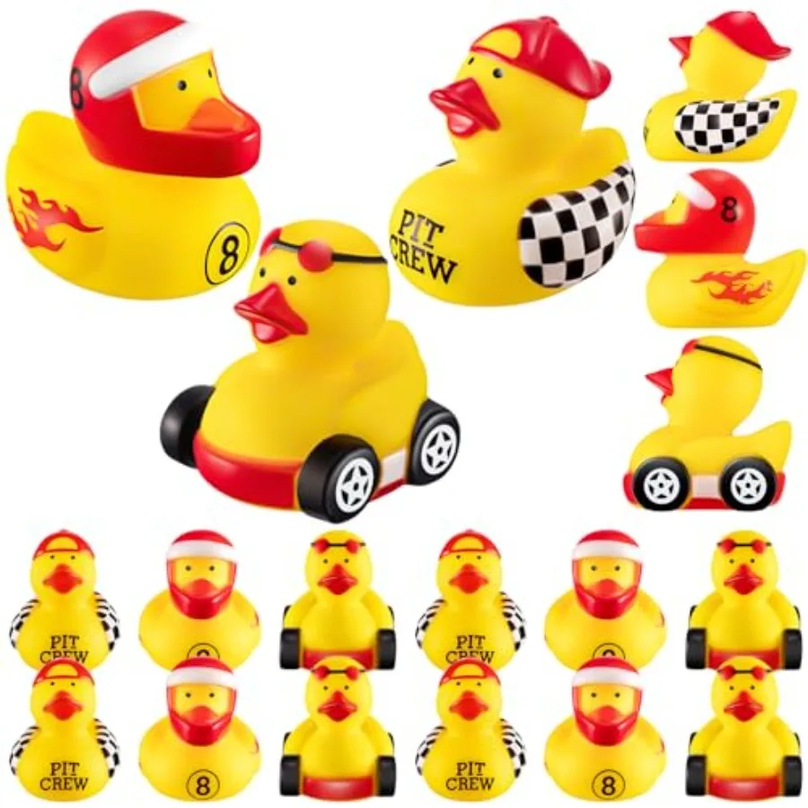 Pieces Race Car Driver Rubber Duckies 2-Inch Mini Rubber Race Car Duckies for Goodie Bags Racing Theme Birthday Party Favors De
Pieces Race Car Driver Rubber Duckies 2-Inch Mini Rubber Race Car Duckies for Goodie Bags Racing Theme Birthday Party Favors De