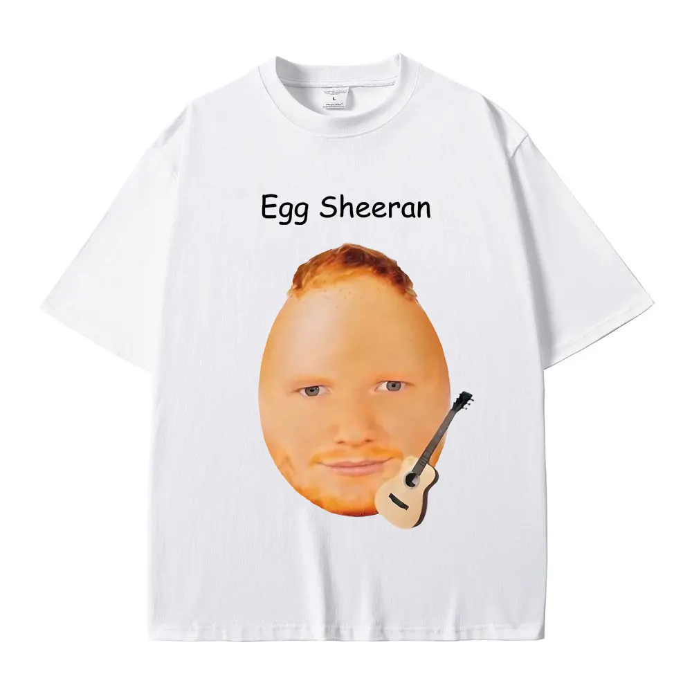 Funny Egg Sheeran Graphic Print T-shirt Male Fashion Oversized Crewneck T Shirts Summer Men Women's Vintage Short Sleeve Tshirt
Funny Egg Sheeran Graphic Print T-shirt Male Fashion Oversized Crewneck T Shirts Summer Men Women's Vintage Short Sleeve Tshirt