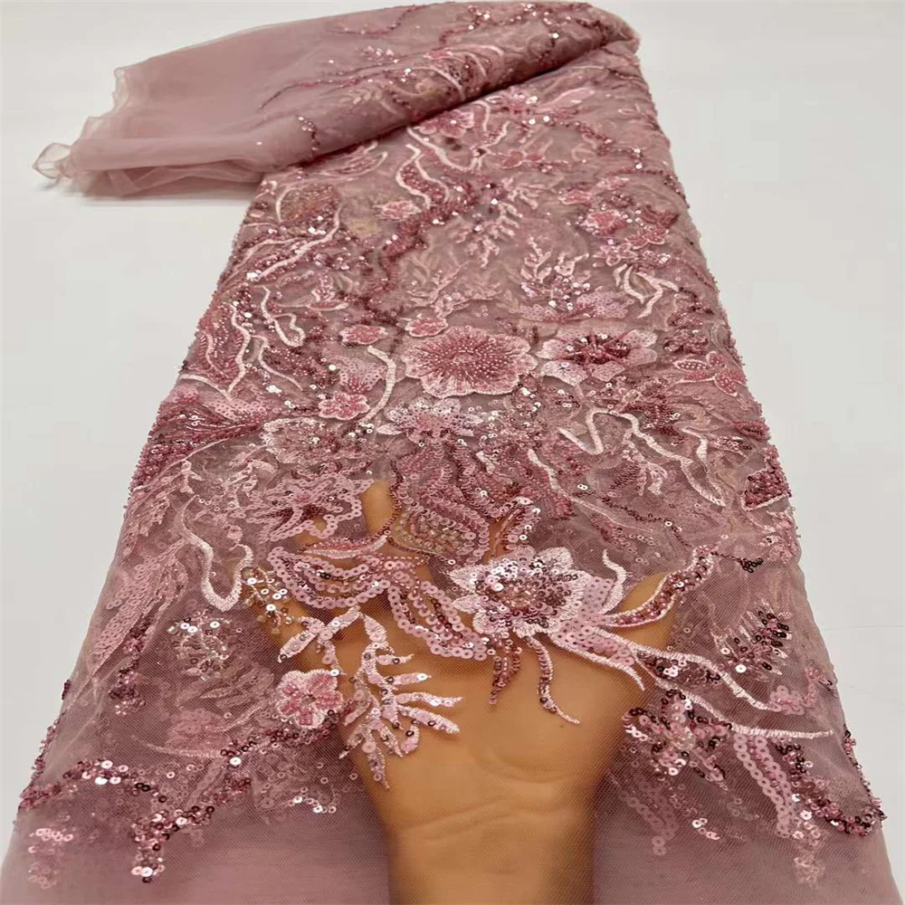 Luxury Sequence African Beaded Lace Fabrics 2024 Latest High Quality French Tulle Lace Embroidery With Beads For Party 1-9HX3004
Luxury Sequence African Beaded Lace Fabrics 2024 Latest High Quality French Tulle Lace Embroidery With Beads For Party 1-9HX3004
