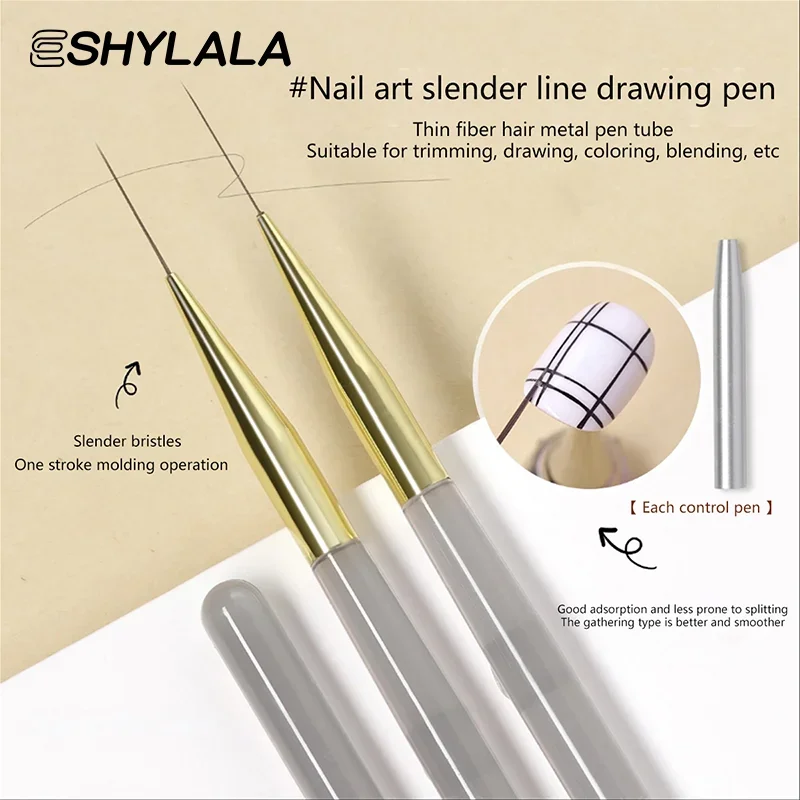 Кисти для дизайна ногтей, гелевая кисть для ногтей, очень тонкая кисть для рисования лаком для ногтей, дизайн дизайна ногтей 
Кисти для дизайна ногтей, гелевая кисть для ногтей, очень тонкая кисть для рисования лаком для ногтей, дизайн дизайна ногтей