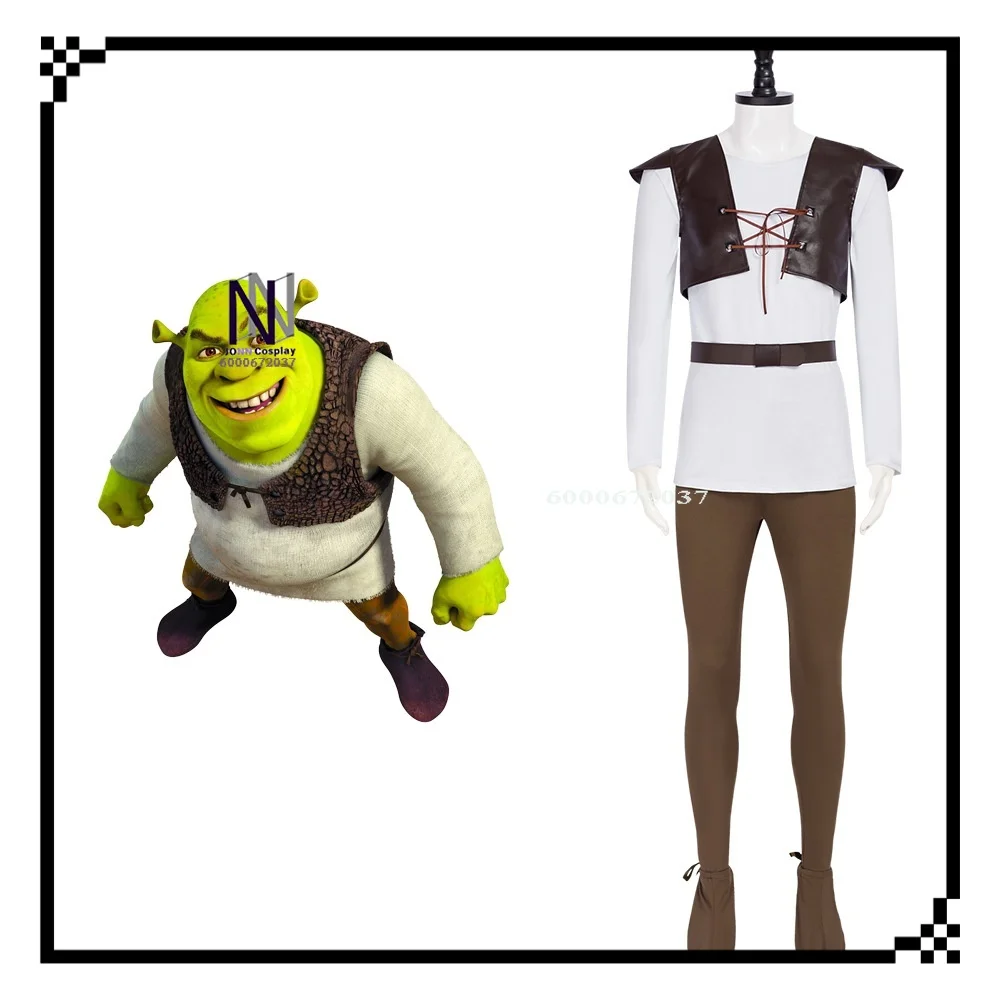 Hot Movie Shrek Cosplay Costume Anime Outfits Role Playing Full Set with Hat for Men Adult Comic Con Halloween Party Outfit Suit
Hot Movie Shrek Cosplay Costume Anime Outfits Role Playing Full Set with Hat for Men Adult Comic Con Halloween Party Outfit Suit