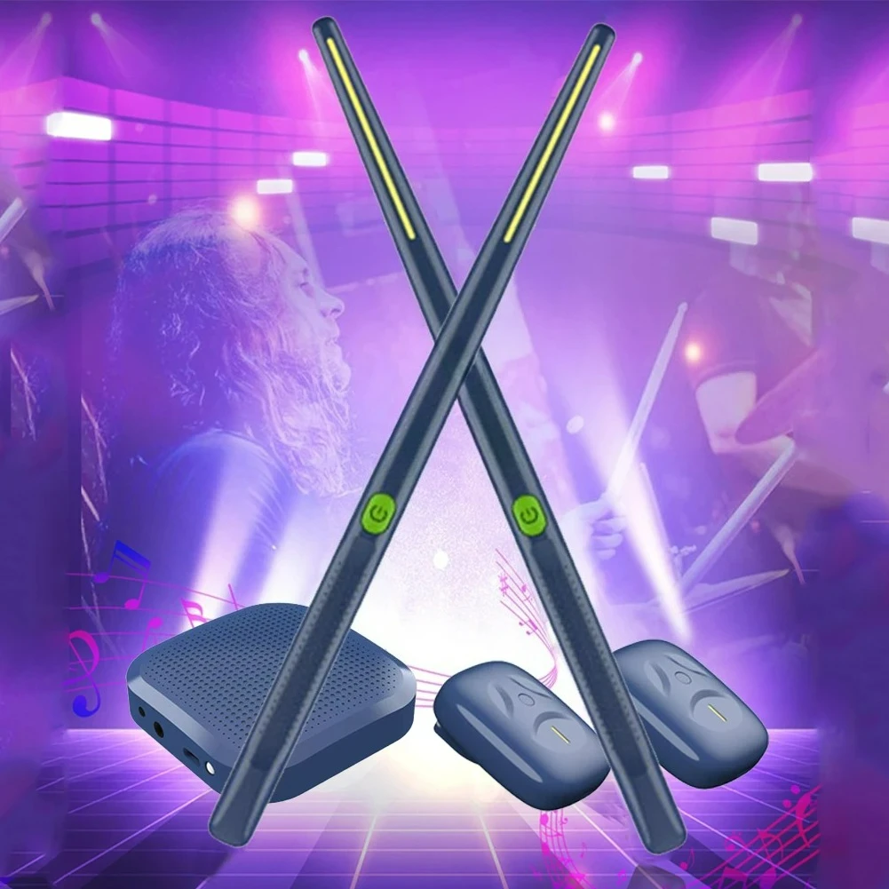 2026 NEW Virtual Air Drum Set Professional Electronic Virtual Air Drum Drumsticks Pedals for Beginners Children Adults
2026 NEW Virtual Air Drum Set Professional Electronic Virtual Air Drum Drumsticks Pedals for Beginners Children Adults
