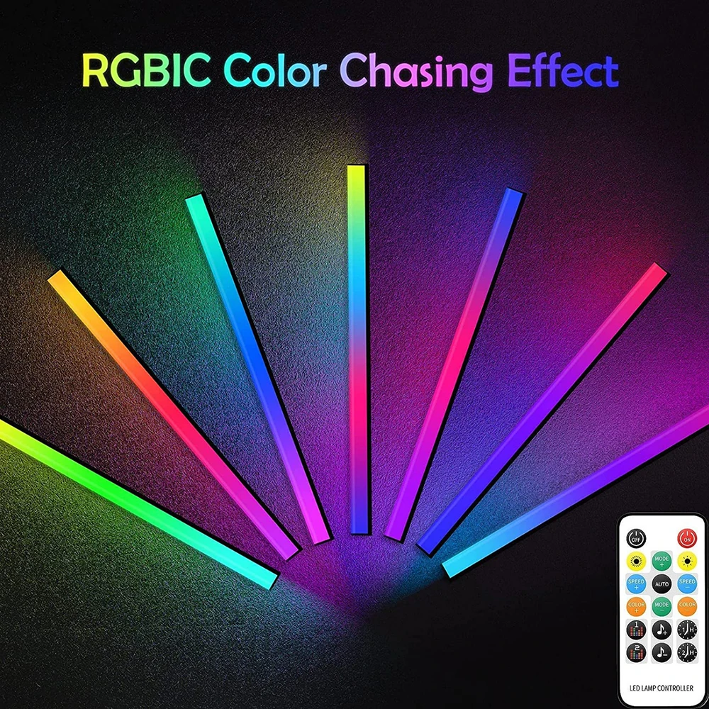 RGB LED Light Bar for Gaming PC 1 2 Dual Rigid Lamp Bluetooth Music Sync 20key Remote Control Immerse Game Battle Station
RGB LED Light Bar for Gaming PC 1 2 Dual Rigid Lamp Bluetooth Music Sync 20key Remote Control Immerse Game Battle Station