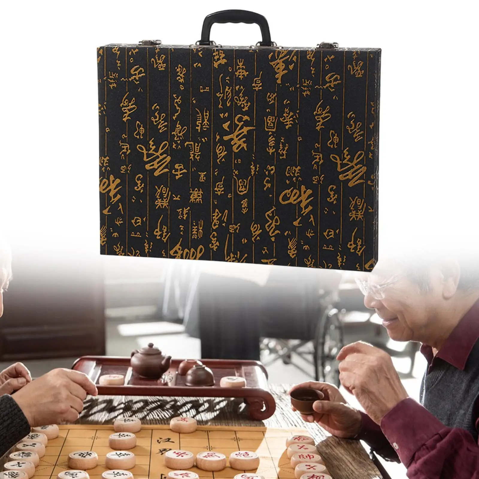 Chess Piece Holder for Travel, Compact Organizer with Carrying Handle
Chess Piece Holder for Travel, Compact Organizer with Carrying Handle