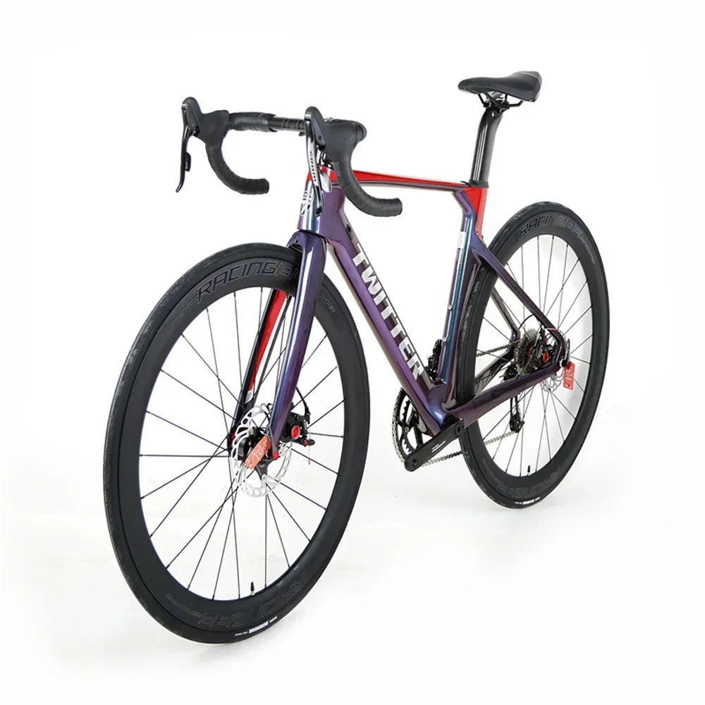 TWITTER R5pro RS-22/24Speed Racing Carbon Fiber Road Bike with Hydraulic Disc Brakes in Sizes 43.5/46/48/50/52/54/56cm велосипед
TWITTER R5pro RS-22/24Speed Racing Carbon Fiber Road Bike with Hydraulic Disc Brakes in Sizes 43.5/46/48/50/52/54/56cm велосипед