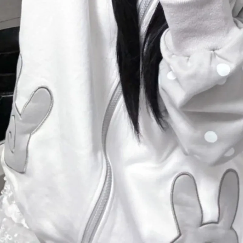 Kimutomo Hoodies Women Striped Cartoon Rabbit Loose Outwear Vintage Sweet Sweatshirts Y2k Harajuku Grunge Gothic Jackets
Kimutomo Hoodies Women Striped Cartoon Rabbit Loose Outwear Vintage Sweet Sweatshirts Y2k Harajuku Grunge Gothic Jackets