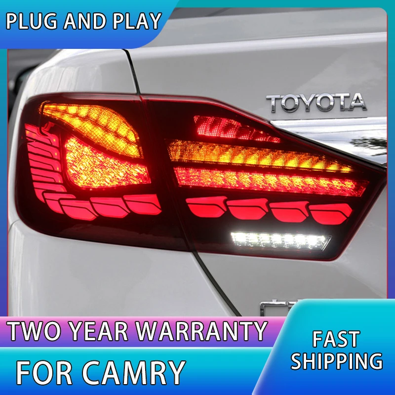 Car Styling Taillights for Toyota Camry GTS Type 2012-2014 LED Tail Light DRL Tail Lamp Turn Signal Rear Reverse Brake
Car Styling Taillights for Toyota Camry GTS Type 2012-2014 LED Tail Light DRL Tail Lamp Turn Signal Rear Reverse Brake