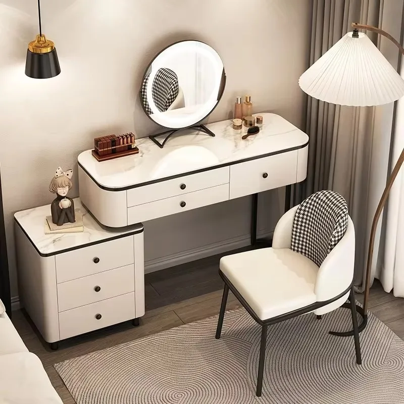 European Drawer Vanity Table Floor Aesthetic Organizer Salon Makeup Vanity Luxury Modern Beauty Coiffeuse Chambre Furniture
European Drawer Vanity Table Floor Aesthetic Organizer Salon Makeup Vanity Luxury Modern Beauty Coiffeuse Chambre Furniture