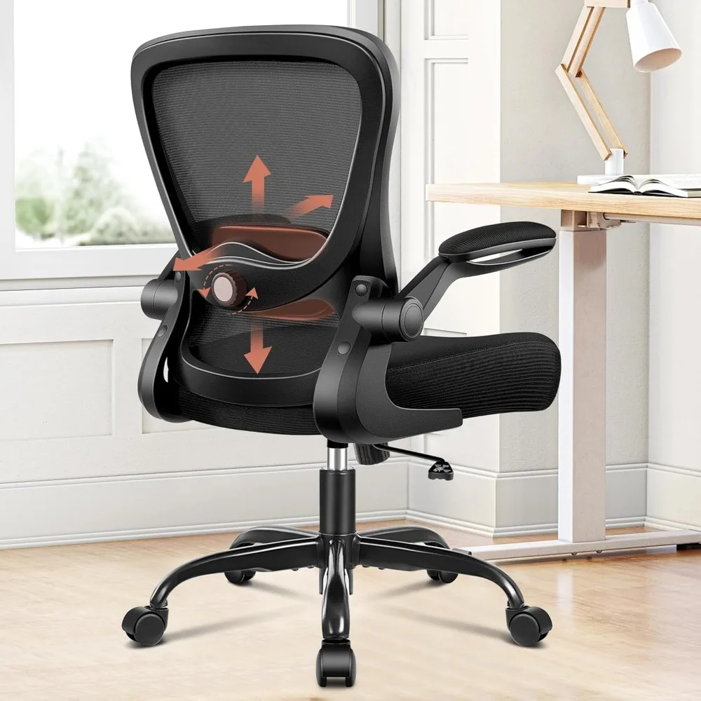 Rolling Swivel Executive Computer Chair With Flip-up Armrest Ergonomic Desk Chair With Adjustable Lumbar Support Gaming Gamer Pc
Rolling Swivel Executive Computer Chair With Flip-up Armrest Ergonomic Desk Chair With Adjustable Lumbar Support Gaming Gamer Pc