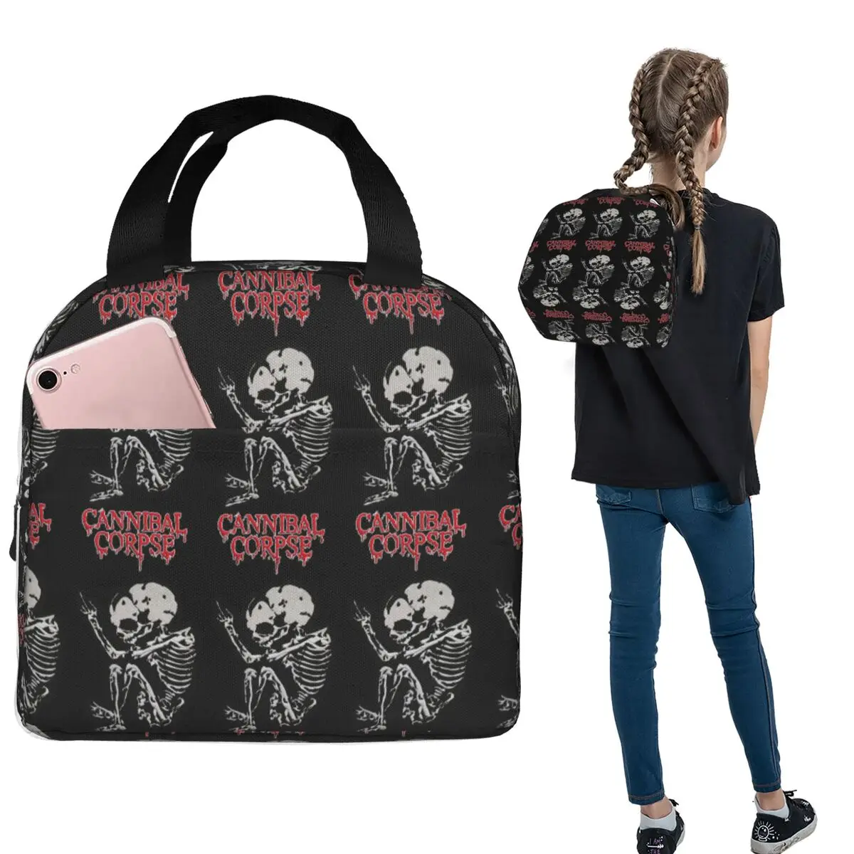 Термосумка для обедов Cannibal Corpse Heavy Metal Band Horror, изолированная, для женщин и детей, герметичная, для еды, термосумка-тоут
Термосумка для обедов Cannibal Corpse Heavy Metal Band Horror, изолированная, для женщин и детей, герметичная, для еды, термосумка-тоут