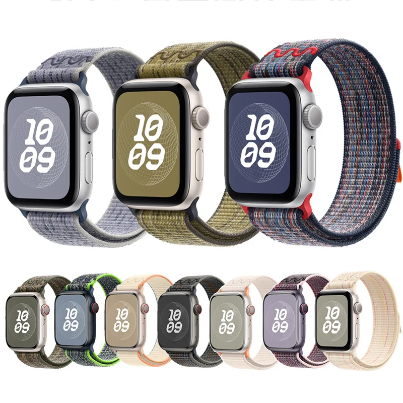 Спортивный ремешок для Apple Watch Band Ultra 2 49 мм, нейлоновый браслет с петлей для iWatch серии 10 9 8 7 6 5 4 3 SE 46 мм 45 мм 44 мм 41 мм 42 мм
Спортивный ремешок для Apple Watch Band Ultra 2 49 мм, нейлоновый браслет с петлей для iWatch серии 10 9 8 7 6 5 4 3 SE 46 мм 45 мм 44 мм 41 мм 42 мм