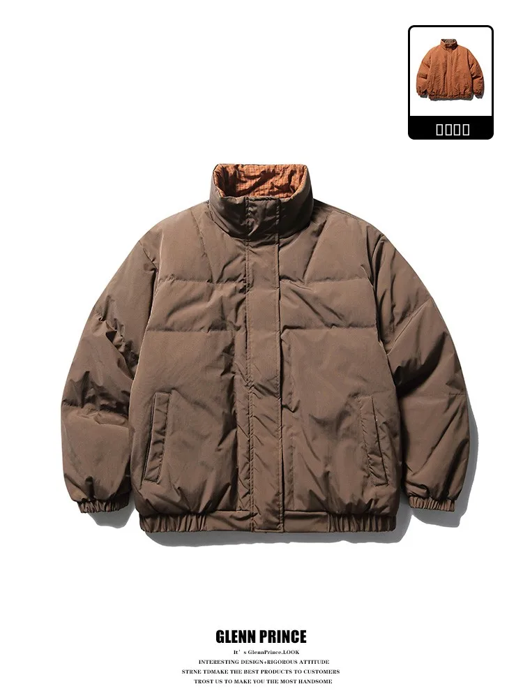 Double-Sided Wearable Stand Collar Men's down Jaet GPstudio Retro Japanese Sle White Du down Warm Couple Workwear Coat
Double-Sided Wearable Stand Collar Men's down Jaet GPstudio Retro Japanese Sle White Du down Warm Couple Workwear Coat