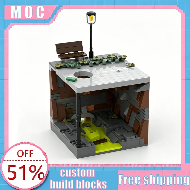 NEW 282 Parts MOC Sewer Street Diorama Scene Model Custom Creative Building Blocks Educational Assembly Toy Display Popular Gift
NEW 282 Parts MOC Sewer Street Diorama Scene Model Custom Creative Building Blocks Educational Assembly Toy Display Popular Gift