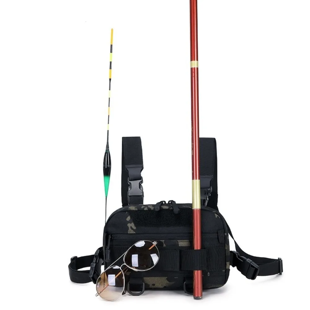 Fashionable Nylon Fishing Chest Bag Wear-resistant 3 Colors Cool Backpack Adjustable Climbing Vest Bag Men/women
Fashionable Nylon Fishing Chest Bag Wear-resistant 3 Colors Cool Backpack Adjustable Climbing Vest Bag Men/women