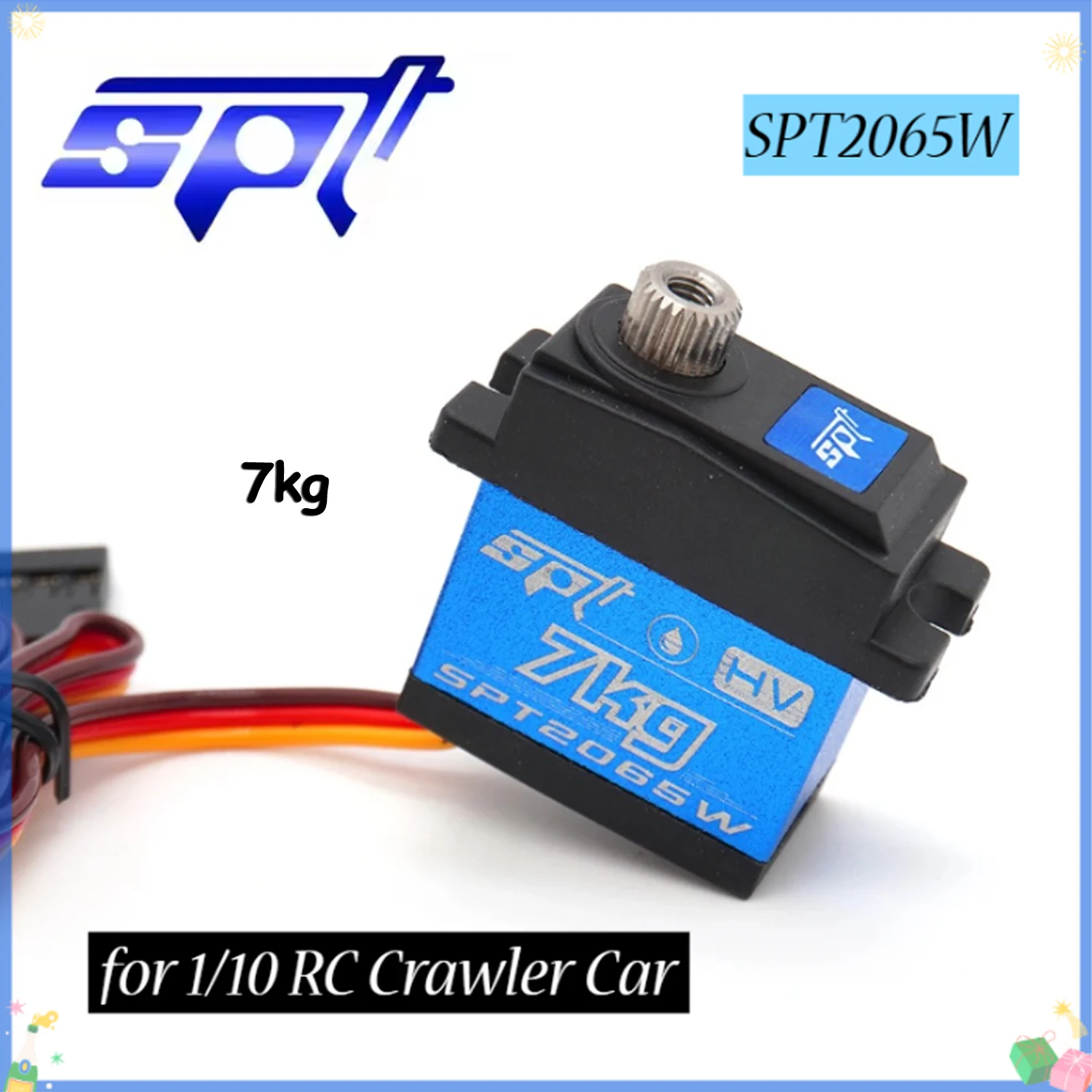 SPT Waterproof Stainless Steel Gears Servo SPT2065W 7kg for 1/10 RC Crawler Car TRX-4 TRX-6 Shift Lock 2065 TR-4 SCX10 Parts
SPT Waterproof Stainless Steel Gears Servo SPT2065W 7kg for 1/10 RC Crawler Car TRX-4 TRX-6 Shift Lock 2065 TR-4 SCX10 Parts