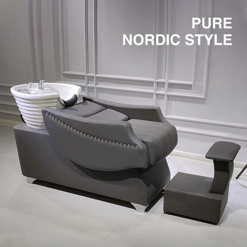 Professional Salon Makeup Chair Shampoo Hair Washing Equipment Porcelain Hairdressing Washbasin Salon Styling Fotel Fryzjerski
Professional Salon Makeup Chair Shampoo Hair Washing Equipment Porcelain Hairdressing Washbasin Salon Styling Fotel Fryzjerski
