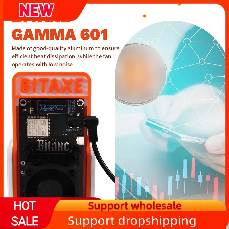 Превосходная подставка для обновления BTC Solo Miner Gamma 601 1,2TH/S 18–22 Вт BM1370 Asic от Antminer S21 Pro BTC Crypto Miner
Превосходная подставка для обновления BTC Solo Miner Gamma 601 1,2TH/S 18–22 Вт BM1370 Asic от Antminer S21 Pro BTC Crypto Miner