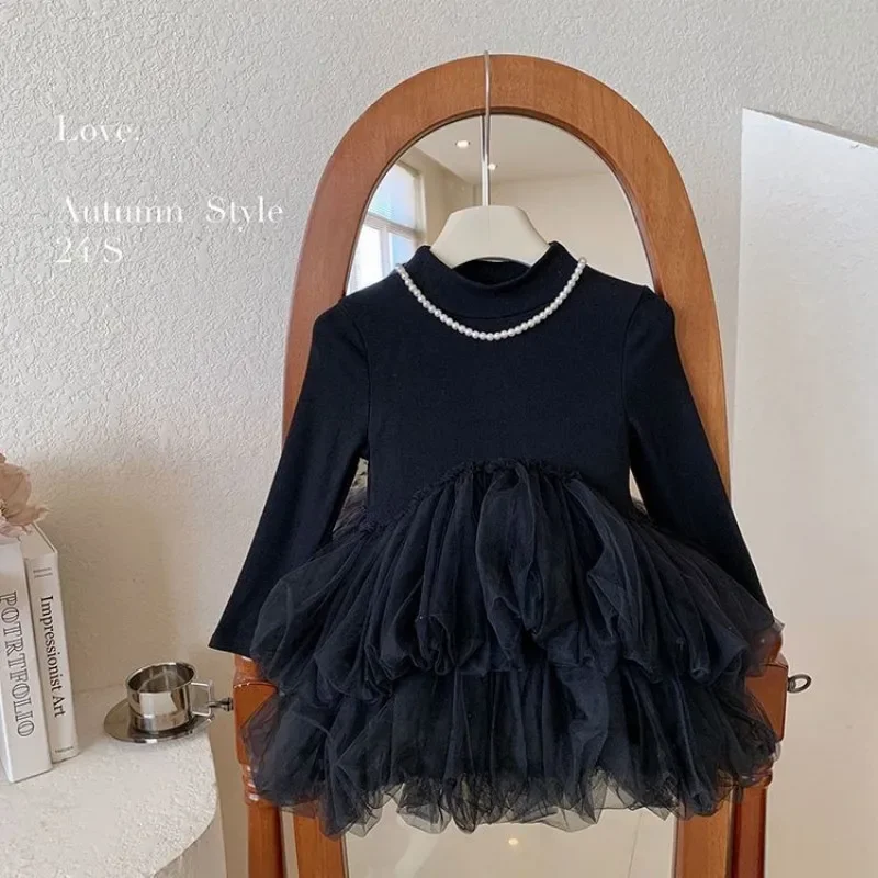 Платье для девочек, весна-осень 2026, новое модное детское сетчатое платье принцессы с длинным рукавом
Платье для девочек, весна-осень 2026, новое модное детское сетчатое платье принцессы с длинным рукавом