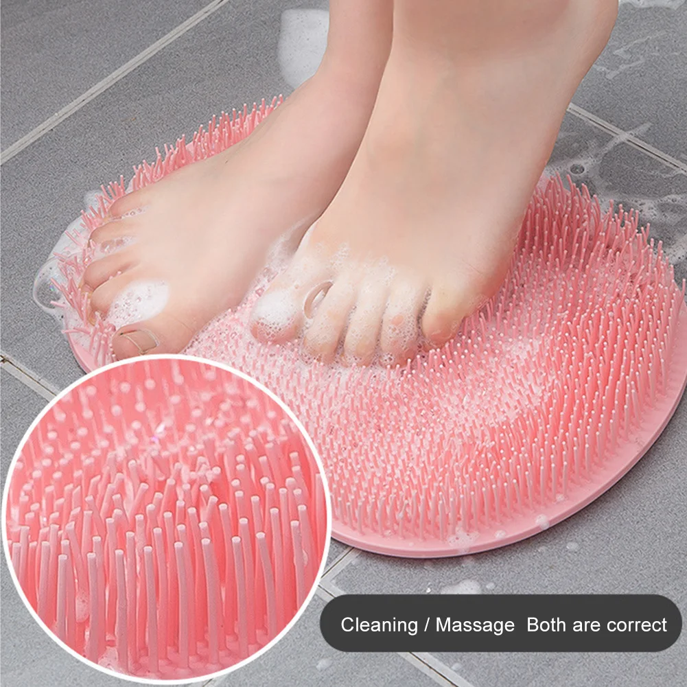 Exfoliating Shower Massage Scraper Bathroom Non-slip Bath Mat Back Massage Brush Silicone Foot Wash Body Cleaning Bathing Tool
Exfoliating Shower Massage Scraper Bathroom Non-slip Bath Mat Back Massage Brush Silicone Foot Wash Body Cleaning Bathing Tool