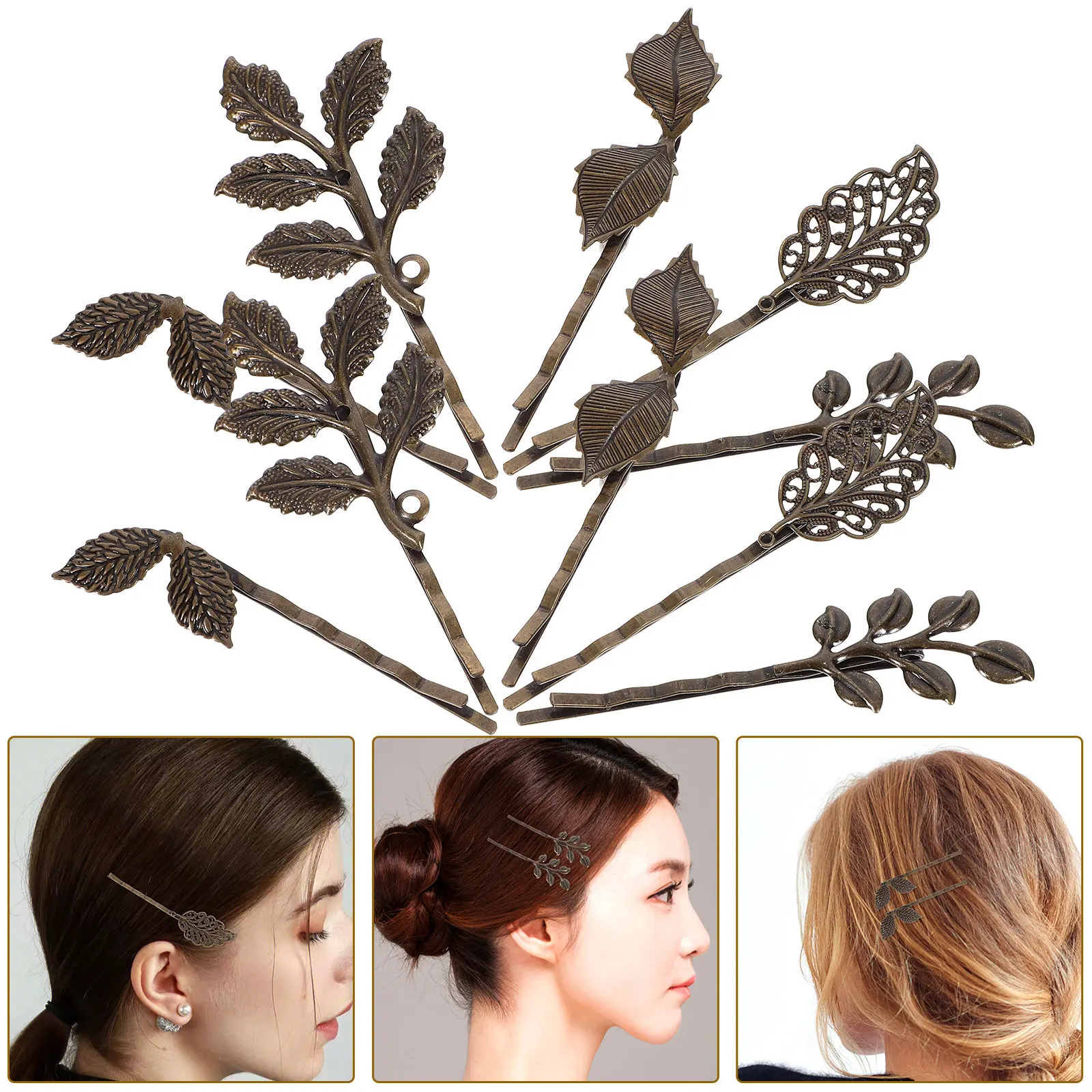 10Pcs Vintage Leaf Hair Clip Bronze Bobby Pins Retro Hairstyling Accessories for Women Leaf Hairpin Vintage Hairpin
10Pcs Vintage Leaf Hair Clip Bronze Bobby Pins Retro Hairstyling Accessories for Women Leaf Hairpin Vintage Hairpin