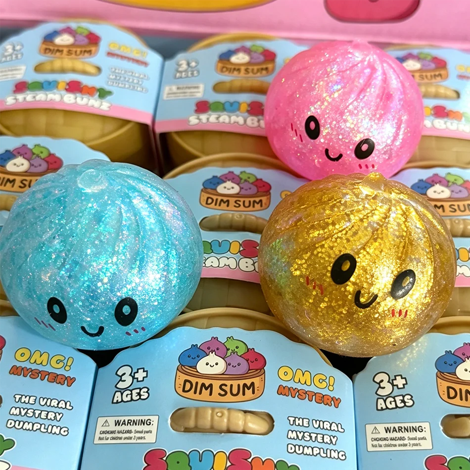 Hot Mini Glitter Dumpling Squishy Gold Glitter Hidden with Box Dumplings Sensory Squeeze Toy for Stress Relief
Hot Mini Glitter Dumpling Squishy Gold Glitter Hidden with Box Dumplings Sensory Squeeze Toy for Stress Relief