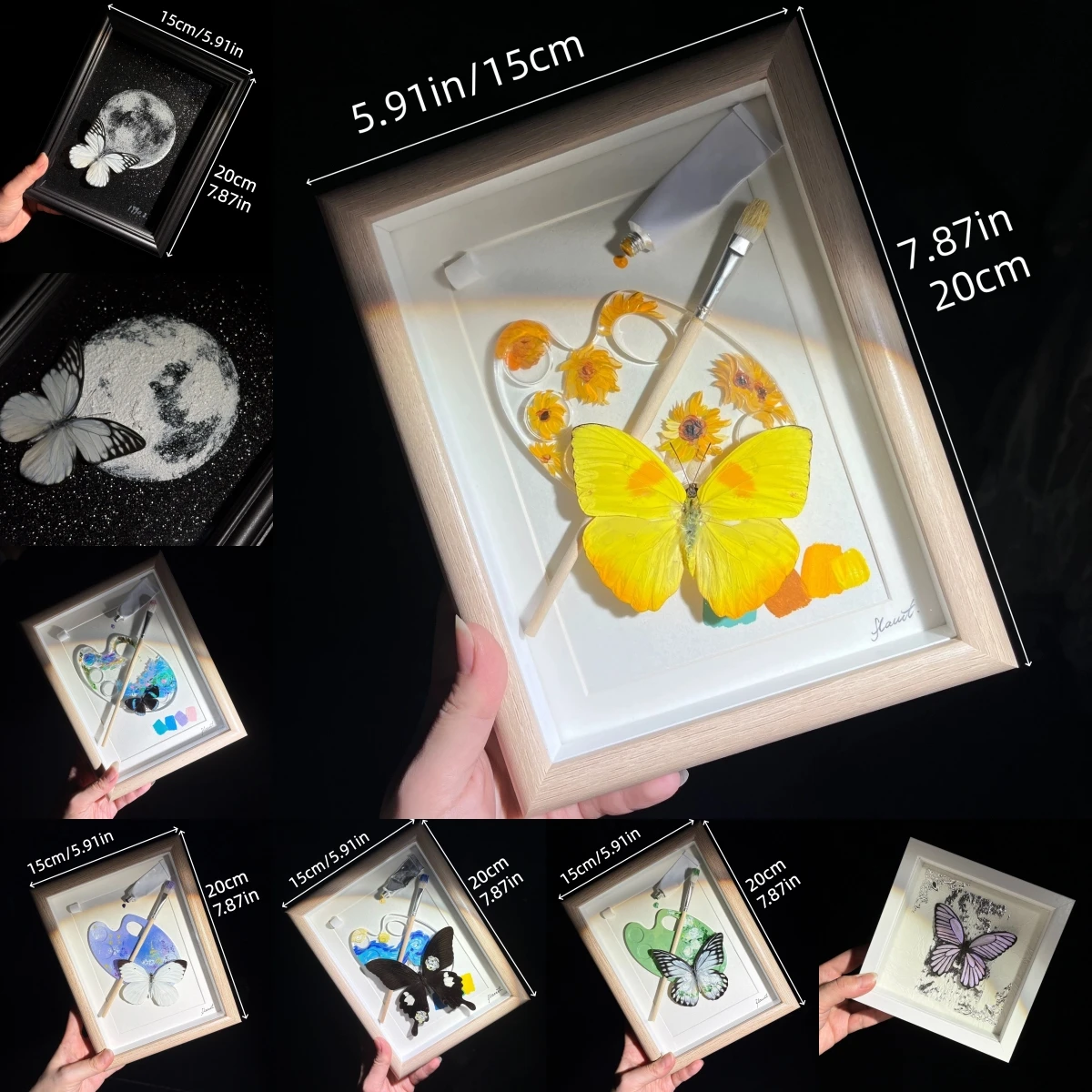 2151 Handmade Yellow Butterfly Framed Art Sunflower Palette Craft Unique Hand Painted Wall Decor for Art Enthusiasts Cozy Decor
2151 Handmade Yellow Butterfly Framed Art Sunflower Palette Craft Unique Hand Painted Wall Decor for Art Enthusiasts Cozy Decor