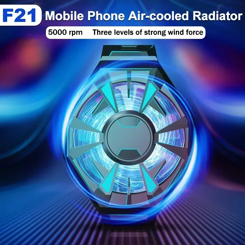 F21 ABS Mobile Phone Air-cooled Refrigeration Cooling Fan Radiator Built-in 500mAh Battery for PUBG Game Cooler for IOS Android
F21 ABS Mobile Phone Air-cooled Refrigeration Cooling Fan Radiator Built-in 500mAh Battery for PUBG Game Cooler for IOS Android