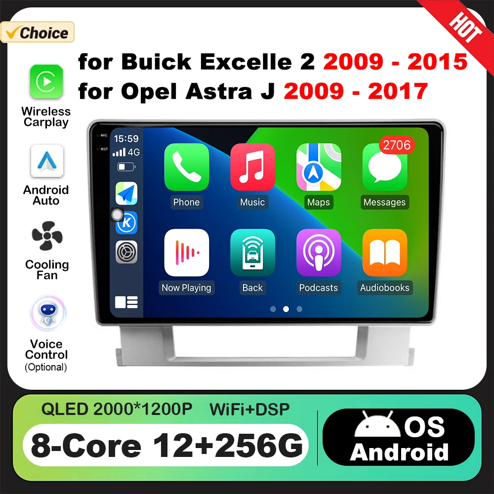 9'' for Buick Excelle 2 2009 - 2015 Opel Astra J 2009 - 2017 Car Multimedia Radio Video Player Android OS GPS Navi 4G HD Screen
9'' for Buick Excelle 2 2009 - 2015 Opel Astra J 2009 - 2017 Car Multimedia Radio Video Player Android OS GPS Navi 4G HD Screen