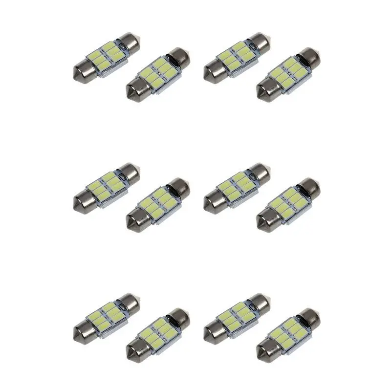 AS60-12Pcs 31 мм 6 5630 SMD LED лампа Festoon для внутреннего освещения 3W 195LM 6500K
AS60-12Pcs 31 мм 6 5630 SMD LED лампа Festoon для внутреннего освещения 3W 195LM 6500K